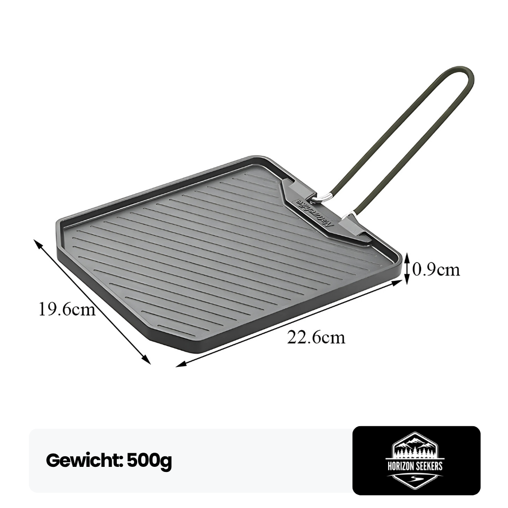 Faltbare Camping-Grillplatte – Antihaft, kompakt & ideal für dein Outdoor-Menü