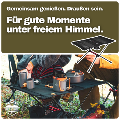 Faltbarer Campingtisch – Schnell aufgebaut, stabil & wetterfest für unterwegs